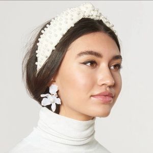 NWOT Lele Sadoughi Ivory Pearl Headband